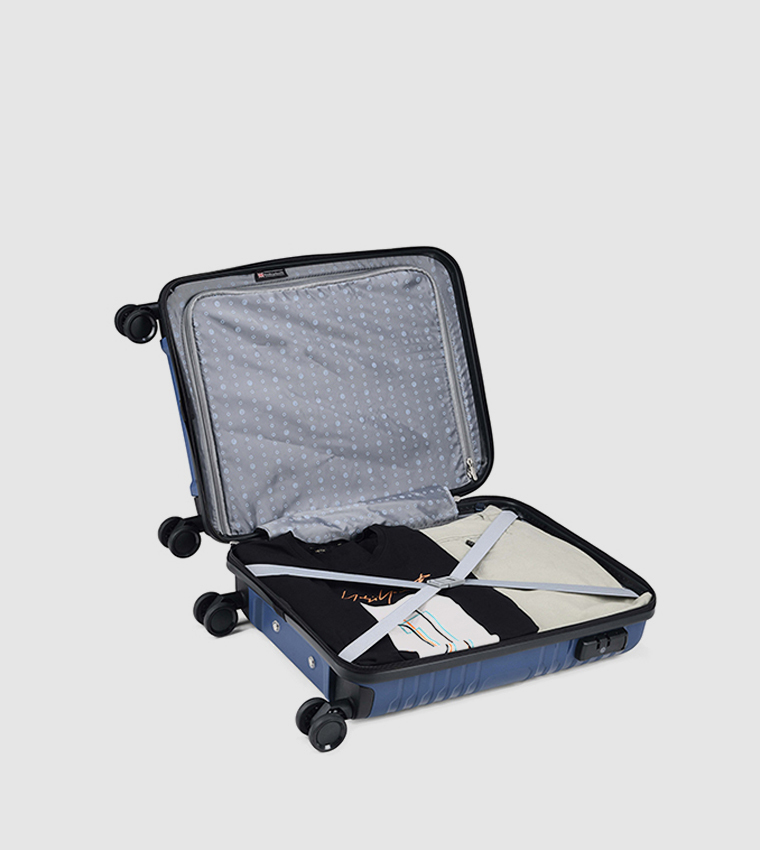 HARBOR PLUS Hard Shell Spinner Trolley Bag - 55cm