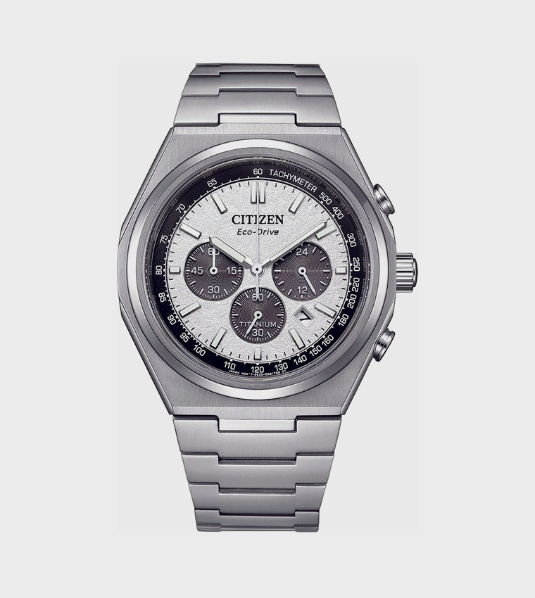 ZENSHIN Stainless Steel Strap Chronograph Watch