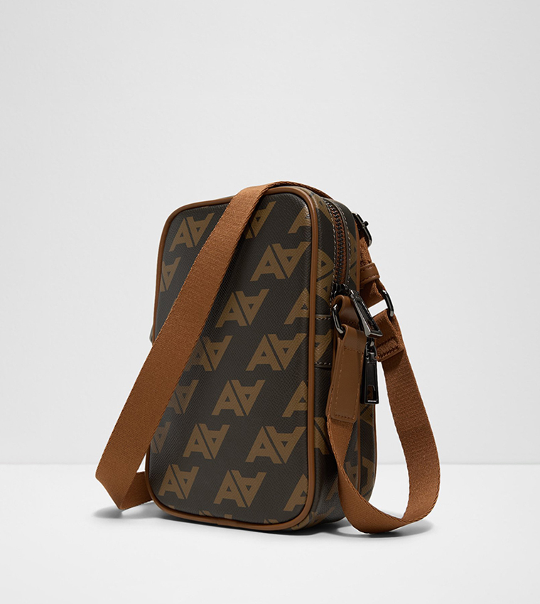 CAEKATH Logo Patterned Crossbody Bag