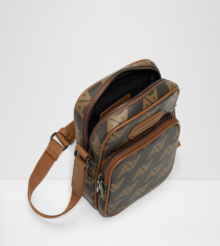 CAEKATH Logo Patterned Crossbody Bag