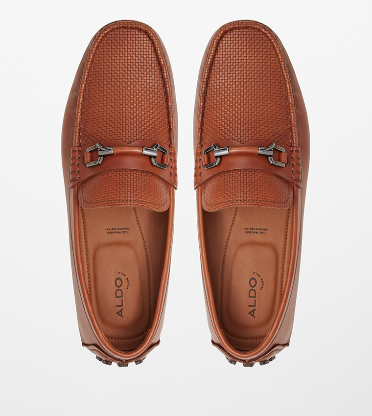 CAIRNS Metal Accent Loafers