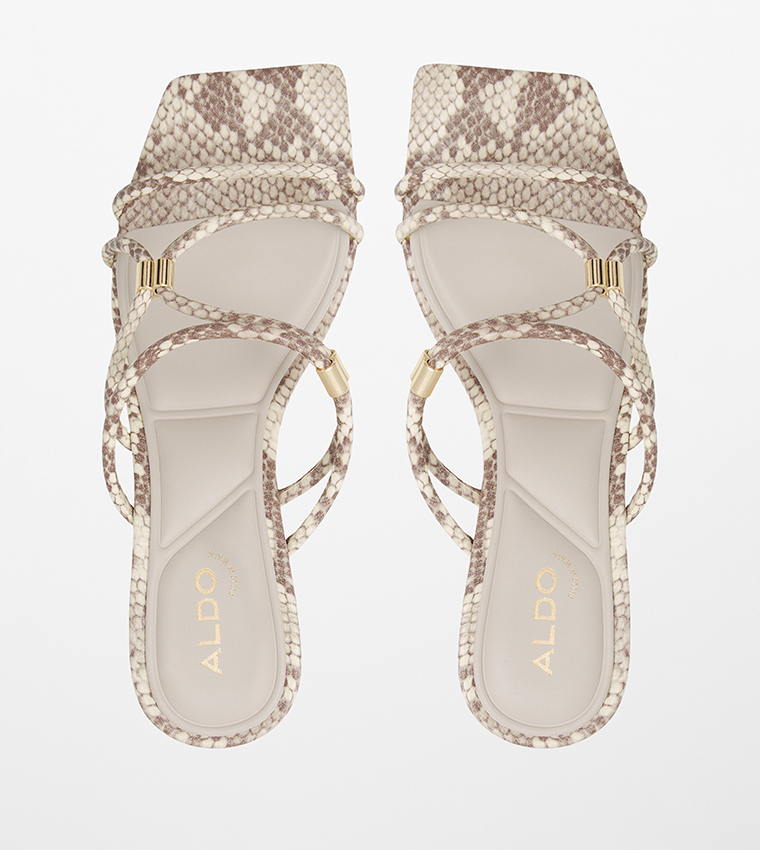 Buy Aldo CALAMANDAR Animal Print Heel Sandals In Multiple Colors