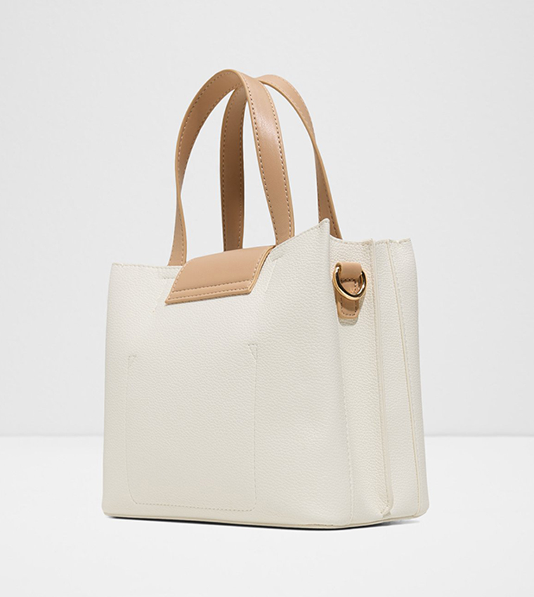 CALIORA Textured Satchel Bag