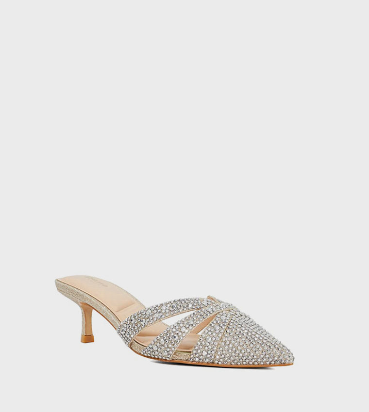 CALLA Embellished Pointed Toe Pumps