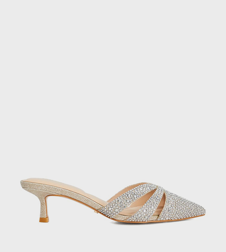 CALLA Embellished Pointed Toe Pumps