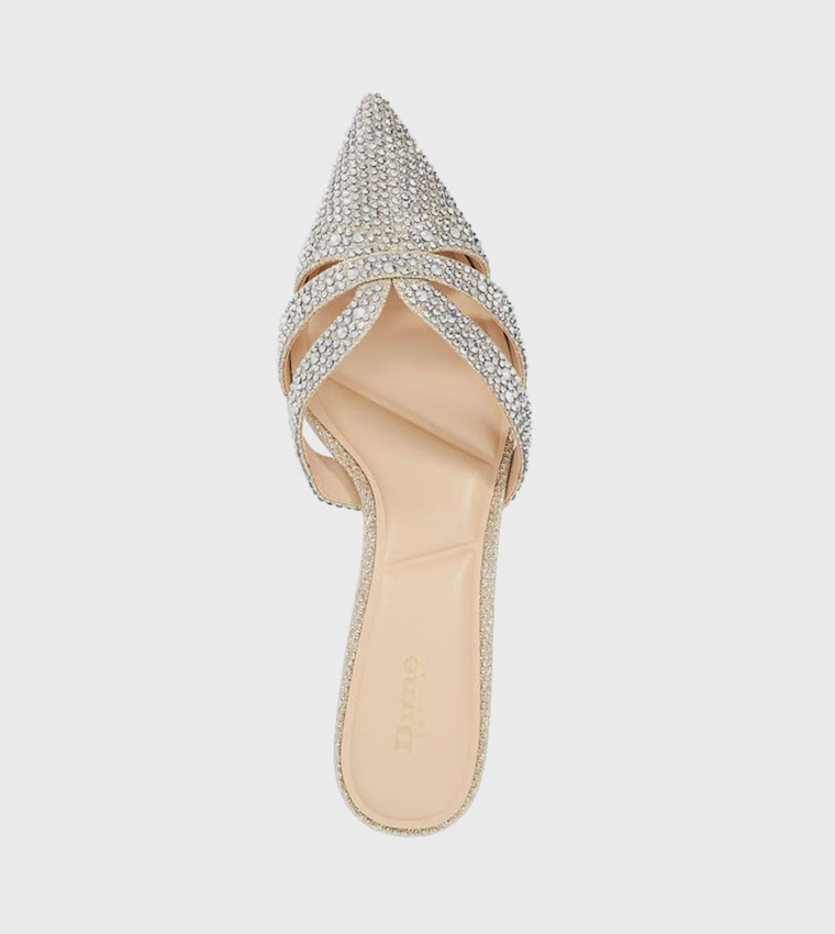 CALLA Embellished Pointed Toe Pumps
