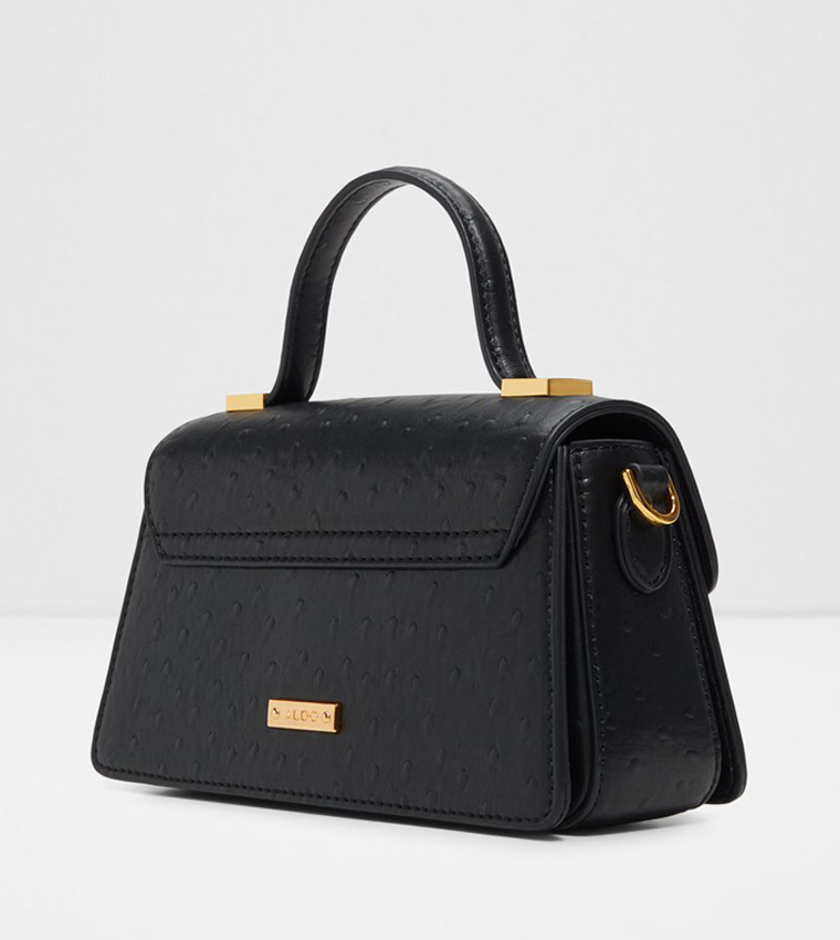 CALLUNA Textured Flap Top-Handle Bag