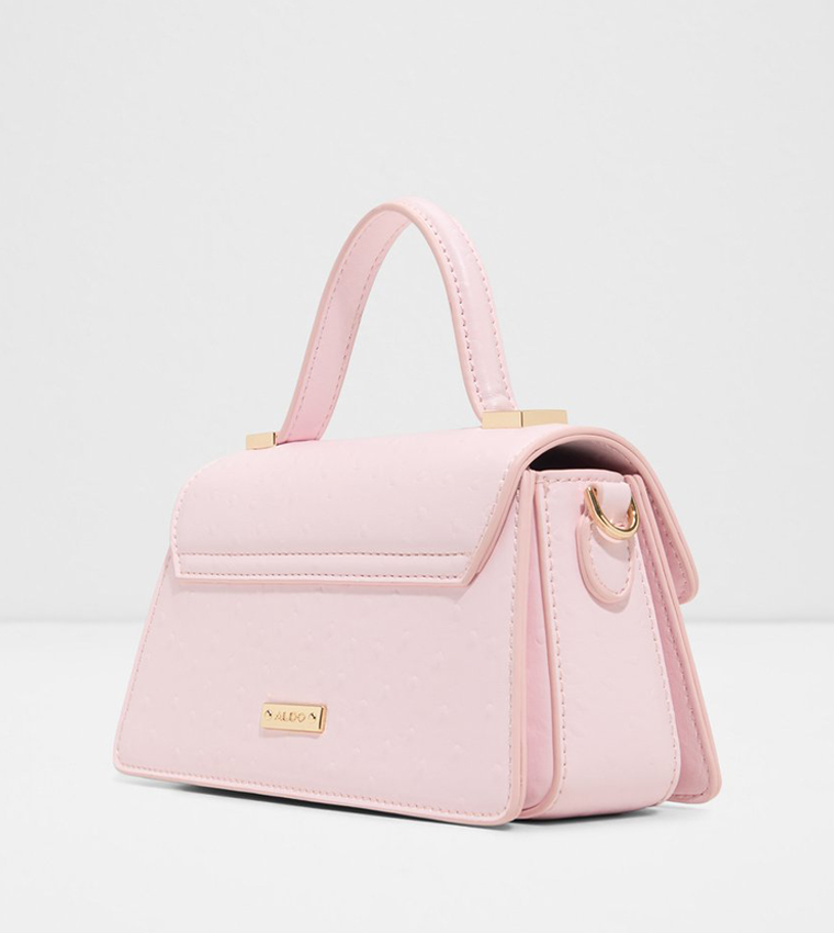 CALLUNA Textured Flap Top-Handle Bag