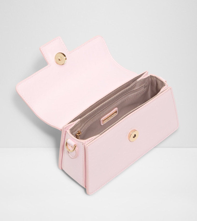 CALLUNA Textured Flap Top-Handle Bag