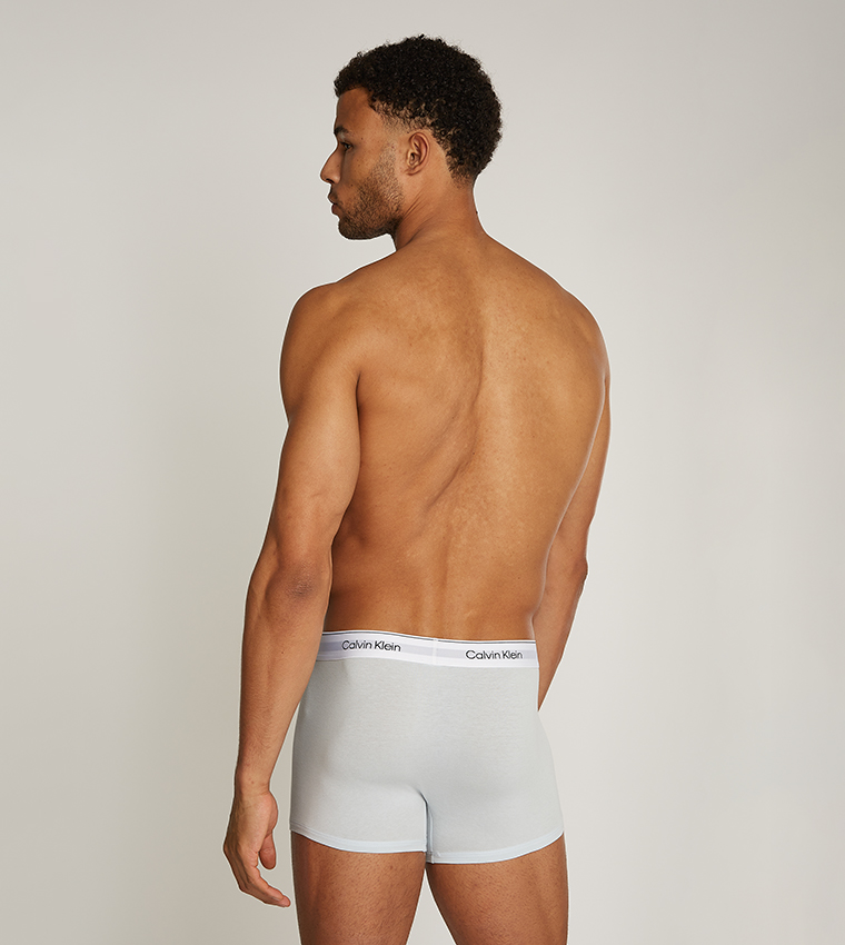 Pack of 3 Logo Waistband Trunks