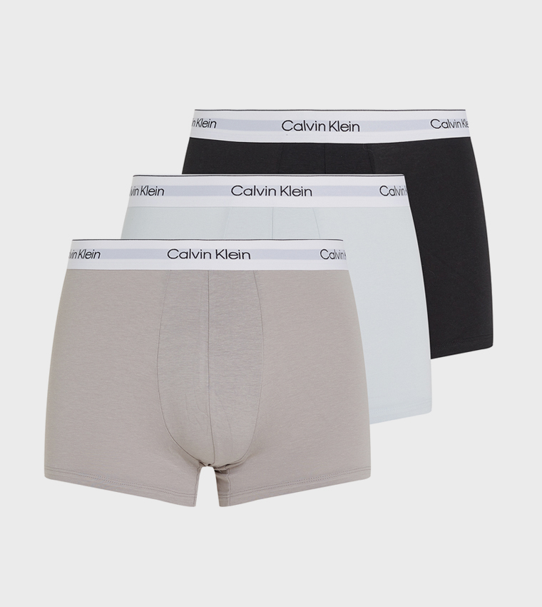 Pack of 3 Logo Waistband Trunks