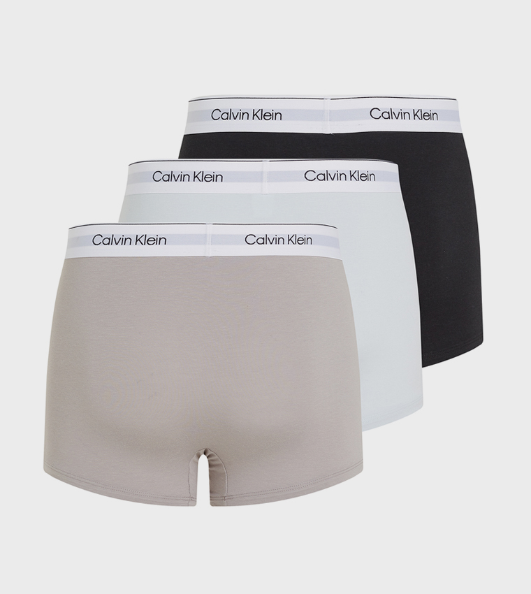 Pack of 3 Logo Waistband Trunks
