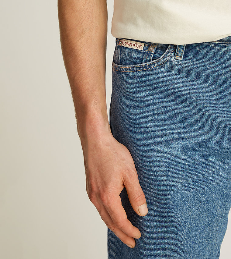 90'S Washed Loose Fit Jeans