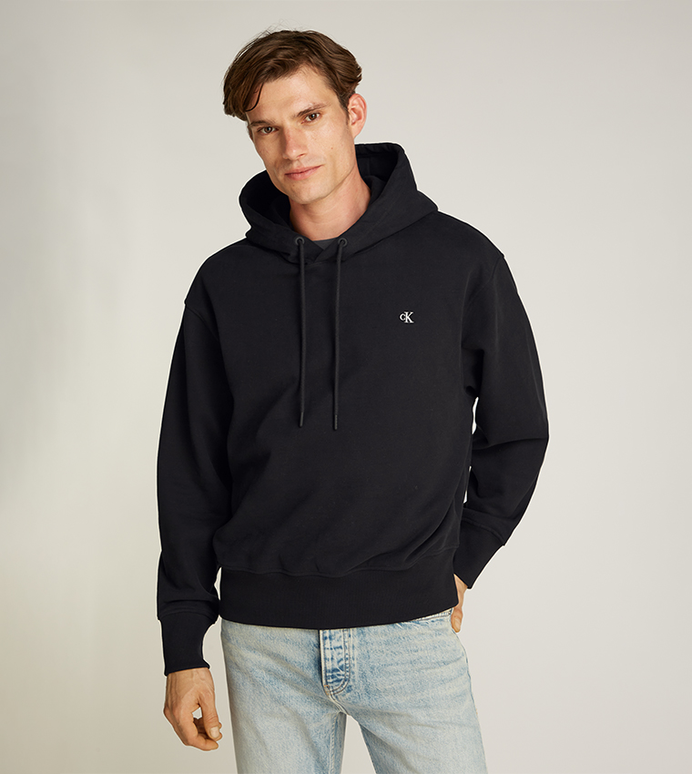 Logo Embroidered Long Sleeves Hoodie