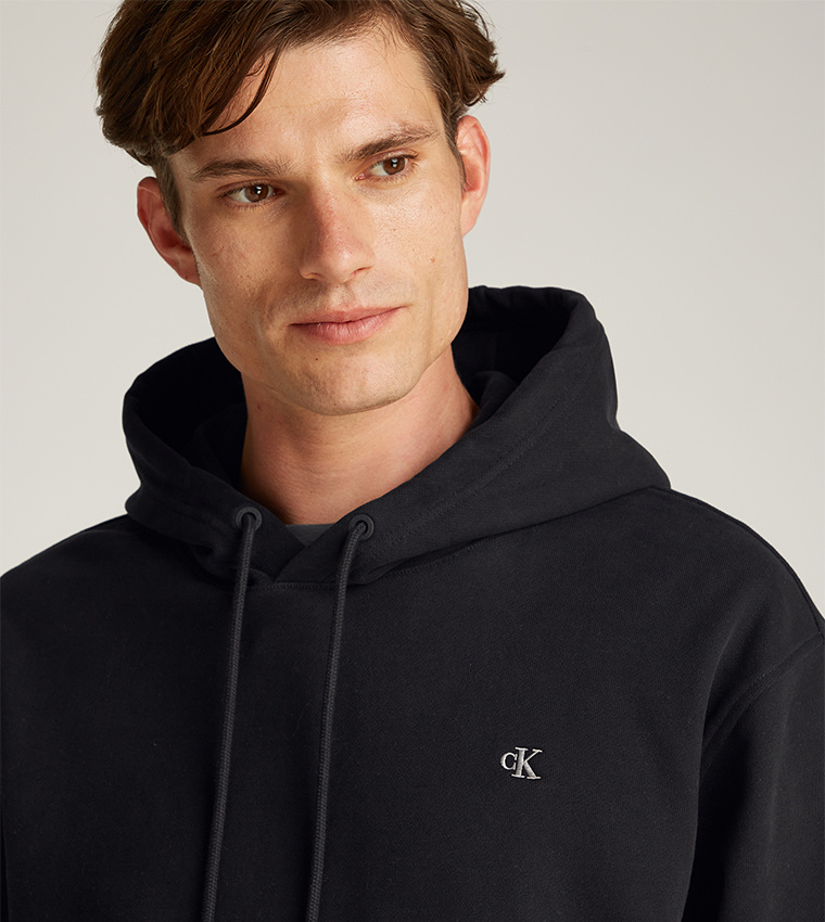 Logo Embroidered Long Sleeves Hoodie
