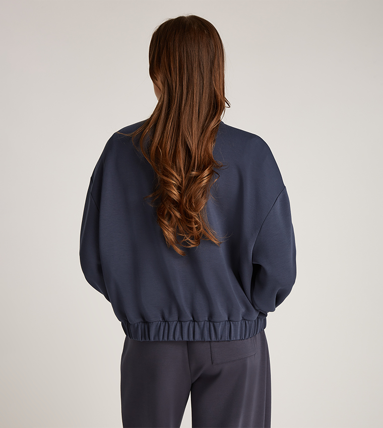 Logo Embossed Zip-Through Jacket