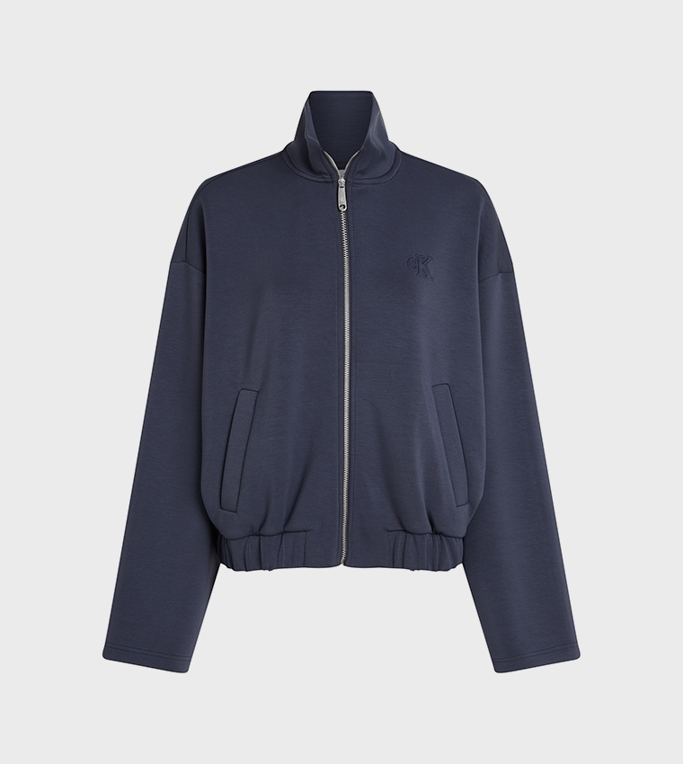 Logo Embossed Zip-Through Jacket