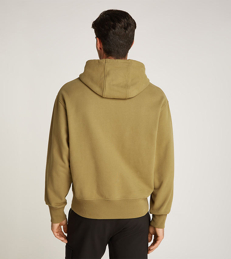 Logo Embroidered Zip-Through Hoodie