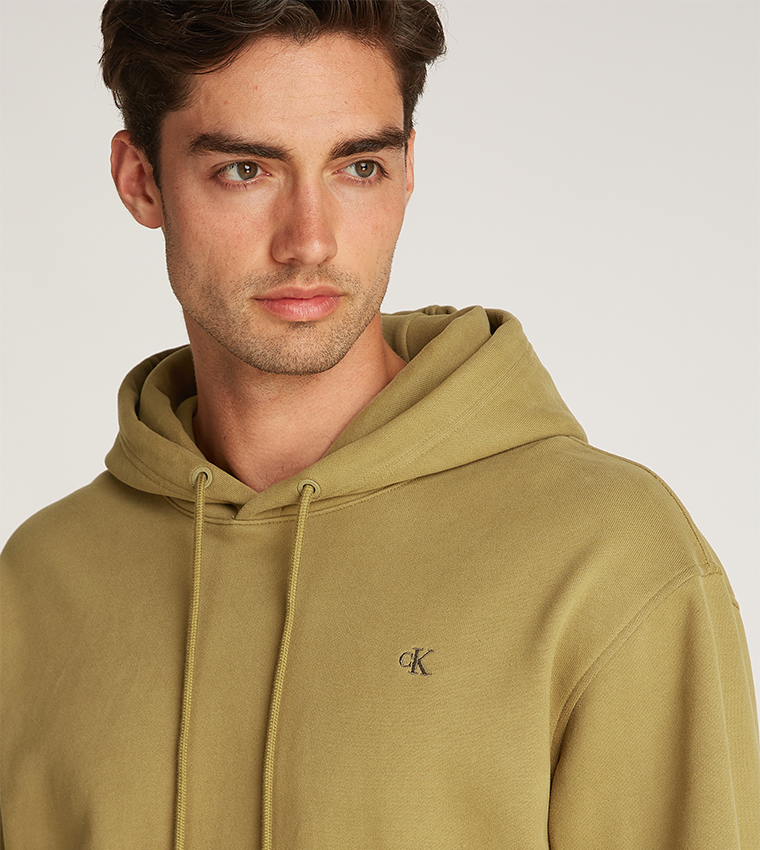 Logo Embroidered Zip-Through Hoodie