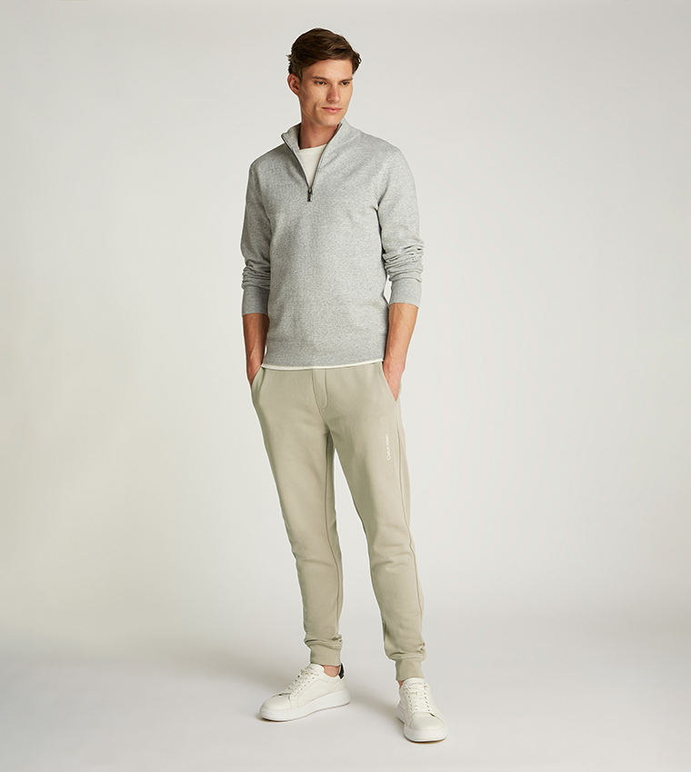 Drawstring Waist Slim Fit Joggers