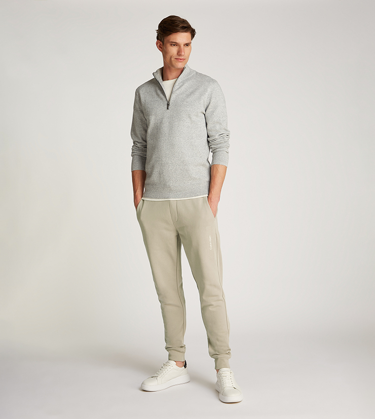 Drawstring Waist Slim Fit Joggers
