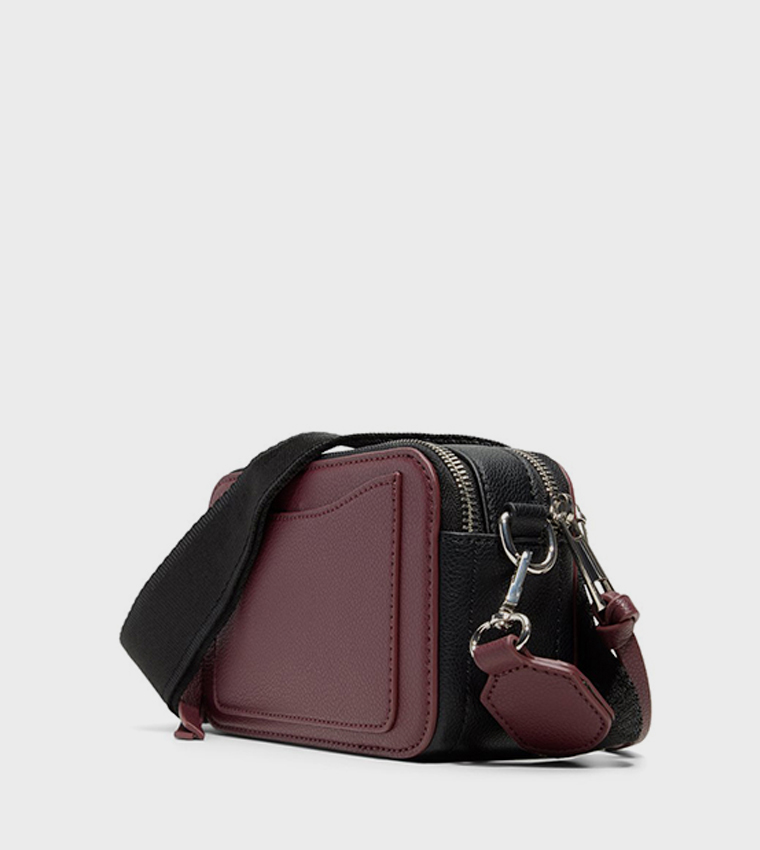 CAMELYA Embossed Zippered Camera Bag