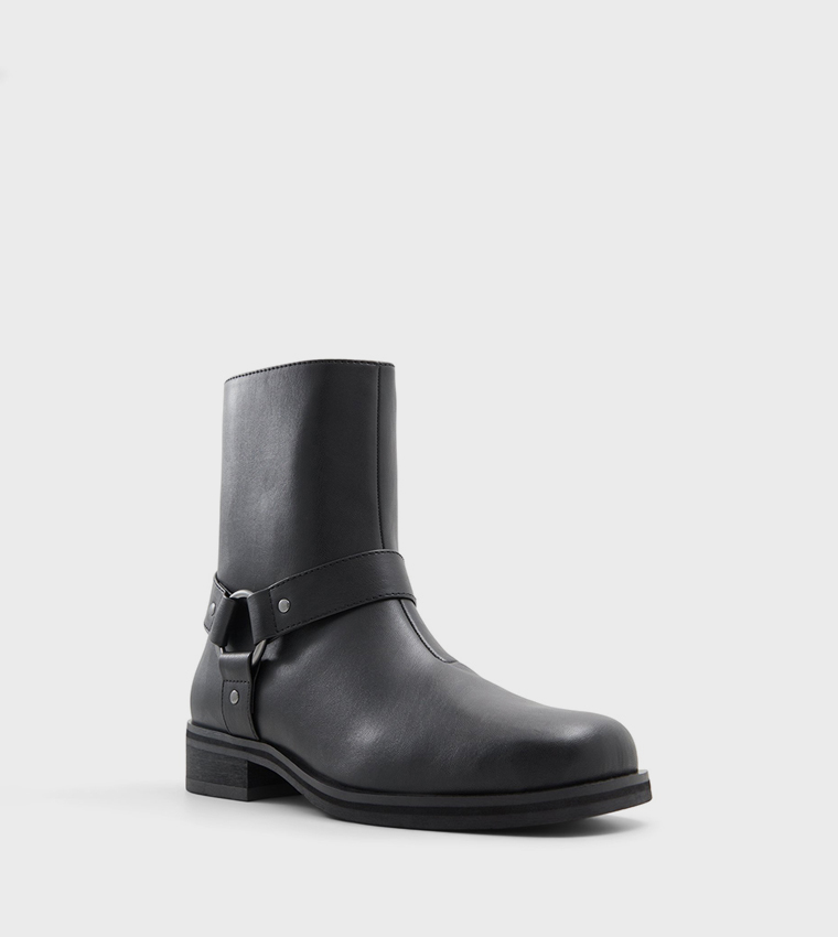 CAMINO Textured Ankle Boots