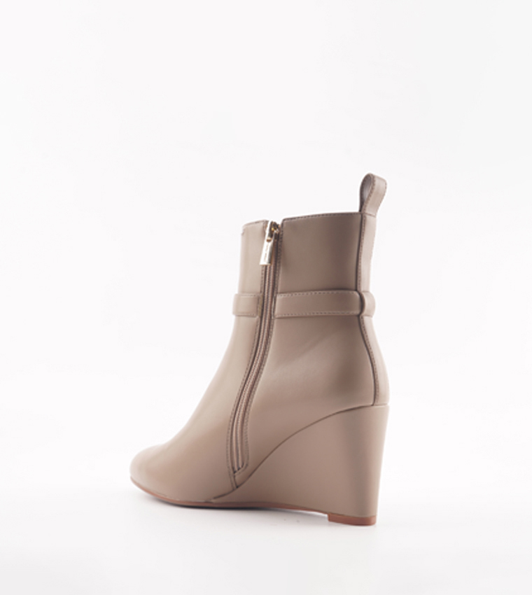 CANOR Ankle Wedge Heel Boots