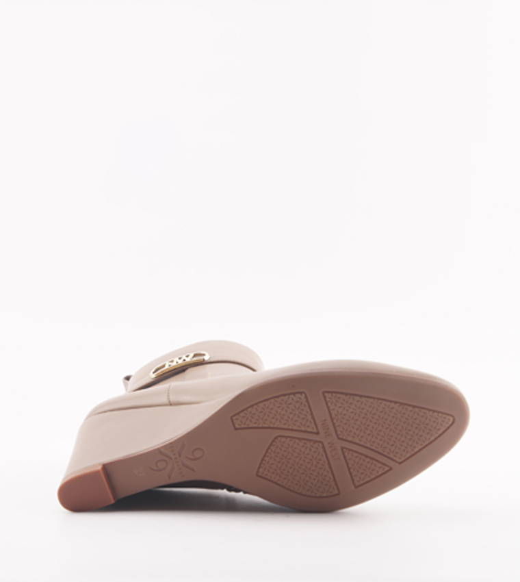 CANOR Ankle Wedge Heel Boots