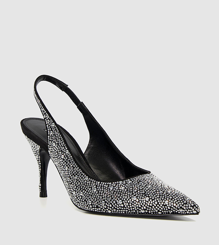 Buy Dune London CAPTIVATING Embellished Slingback Pumps In Black 6thStreet Oman