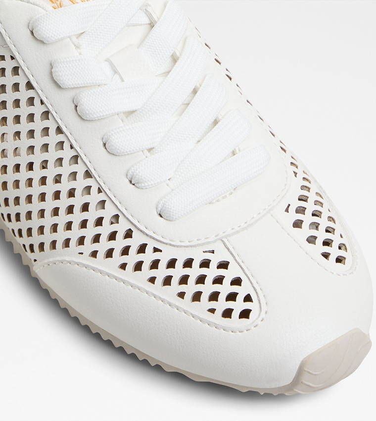 CAREFREE Laser Cut Lace-Up Shoes