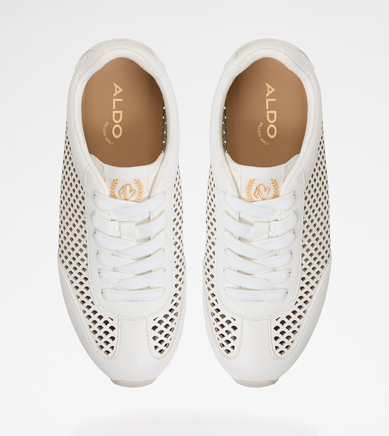 CAREFREE Laser Cut Lace-Up Shoes