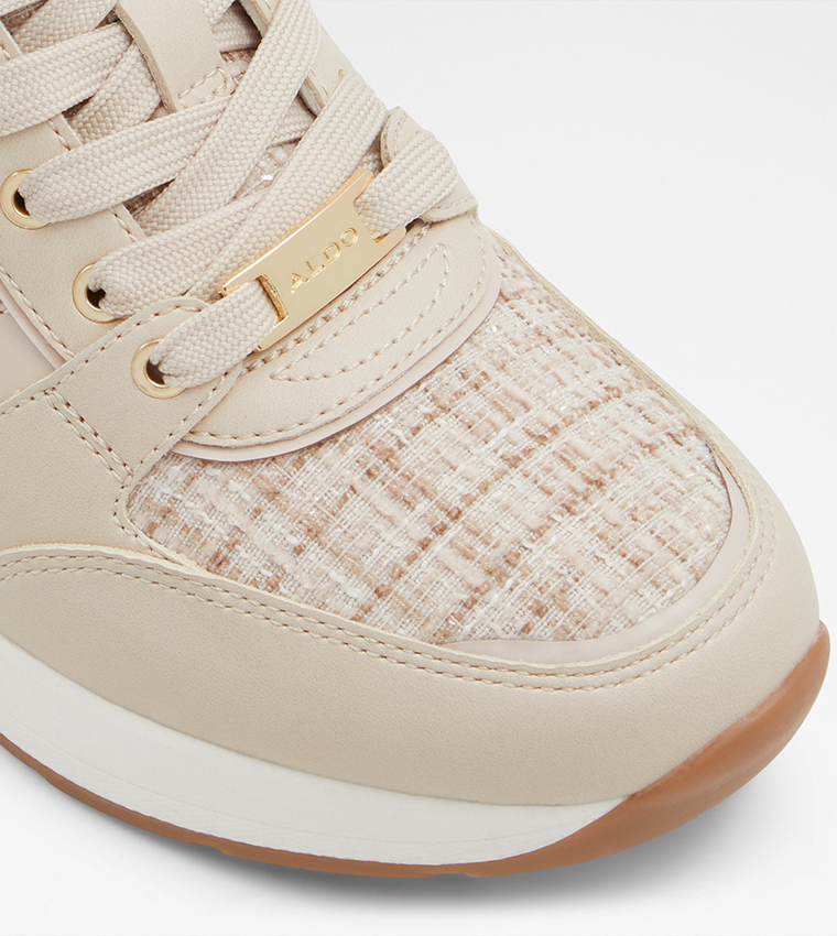 CAROTERIEL Lace Up Wedge Sneakers
