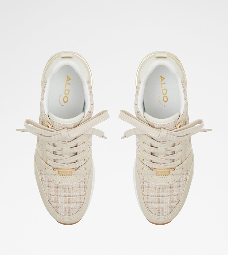 CAROTERIEL Lace Up Wedge Sneakers