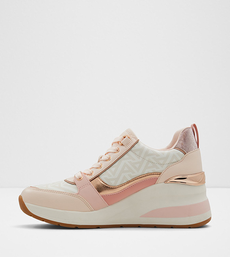 CAROTERIEL Lace Up Wedge Sneakers