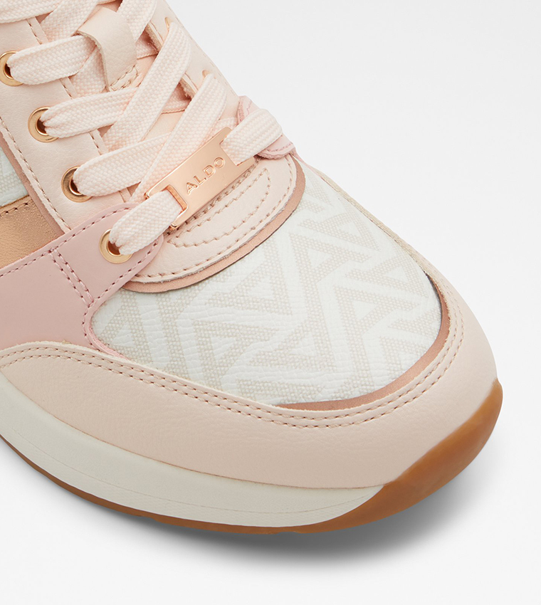 Buy Aldo CAROTERIEL Lace Up Wedge Sneakers In Pink 6thStreet UAE