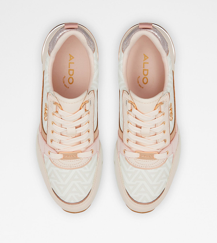 CAROTERIEL Lace Up Wedge Sneakers