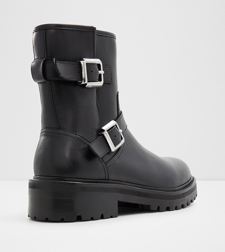 CARYS Buckle Detail Ankle Boots