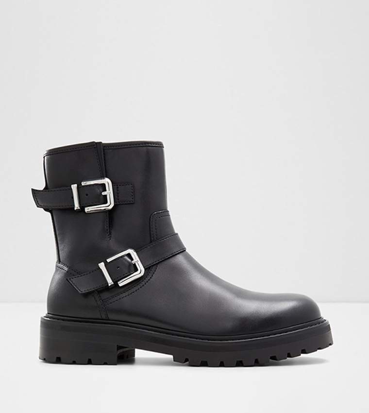 CARYS Buckle Detail Ankle Boots