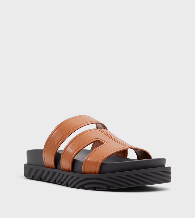 Buy Call It Spring CASABLANCAA Platform Sandals In Brown 6thStreet UAE
