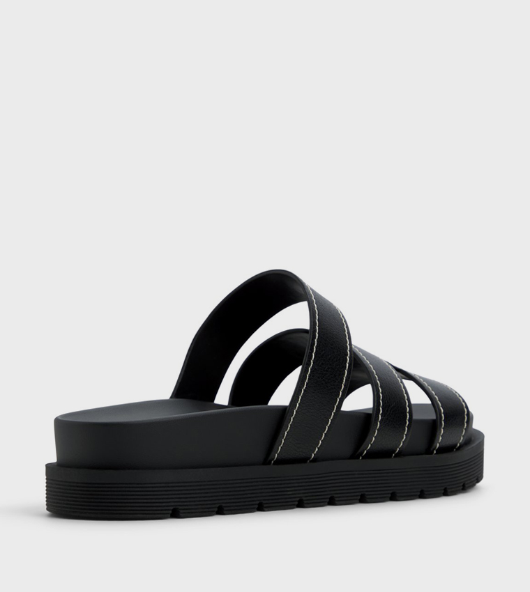 CASABLANCAAA Textured Platform Sandals