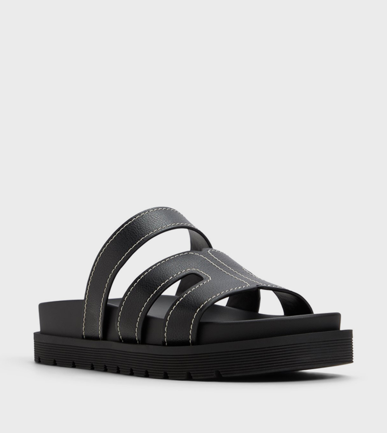 CASABLANCAAA Textured Platform Sandals