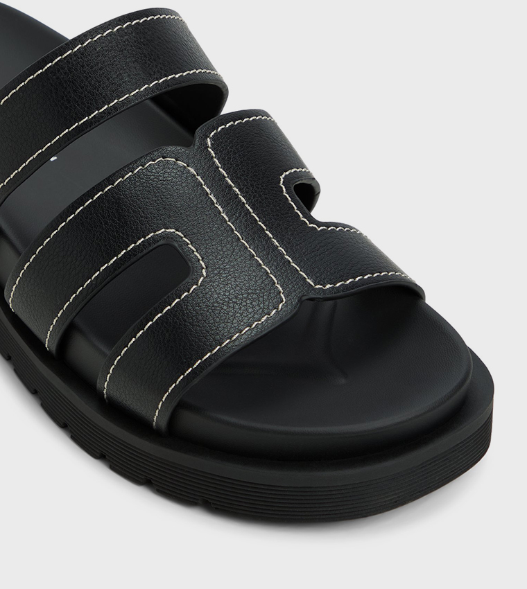 CASABLANCAAA Textured Platform Sandals