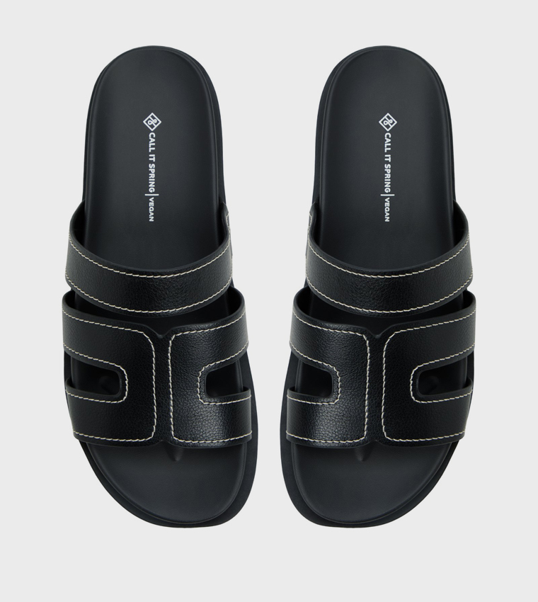 CASABLANCAAA Textured Platform Sandals