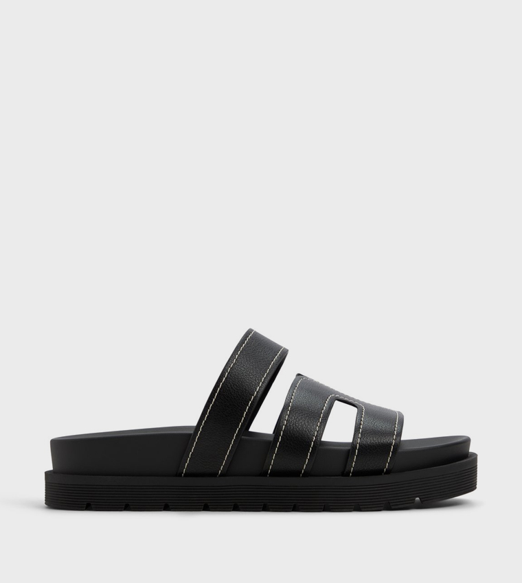 CASABLANCAAA Textured Platform Sandals