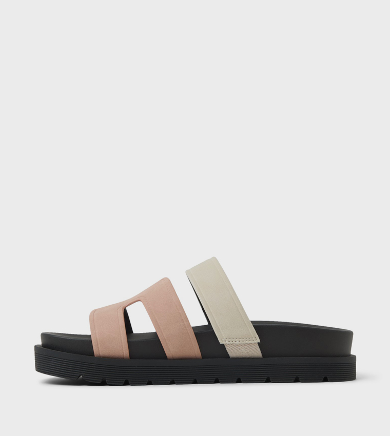 CASABLANCAAA Textured Platform Sandals