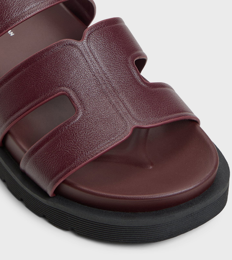 CASABLANCAAA Textured Platform Sandals