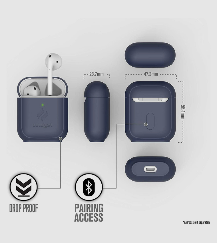 Standing Case For Airpods 1 & 2 Midnight Blue