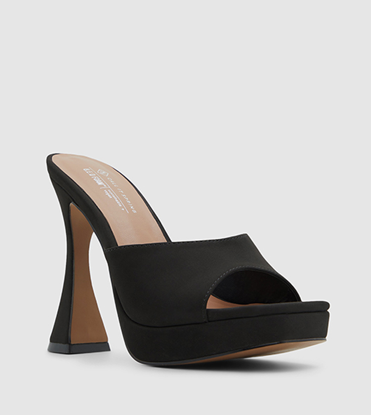 Buy Call It Spring CATALINAA Peep Toe Spool Heel Sandals In Black