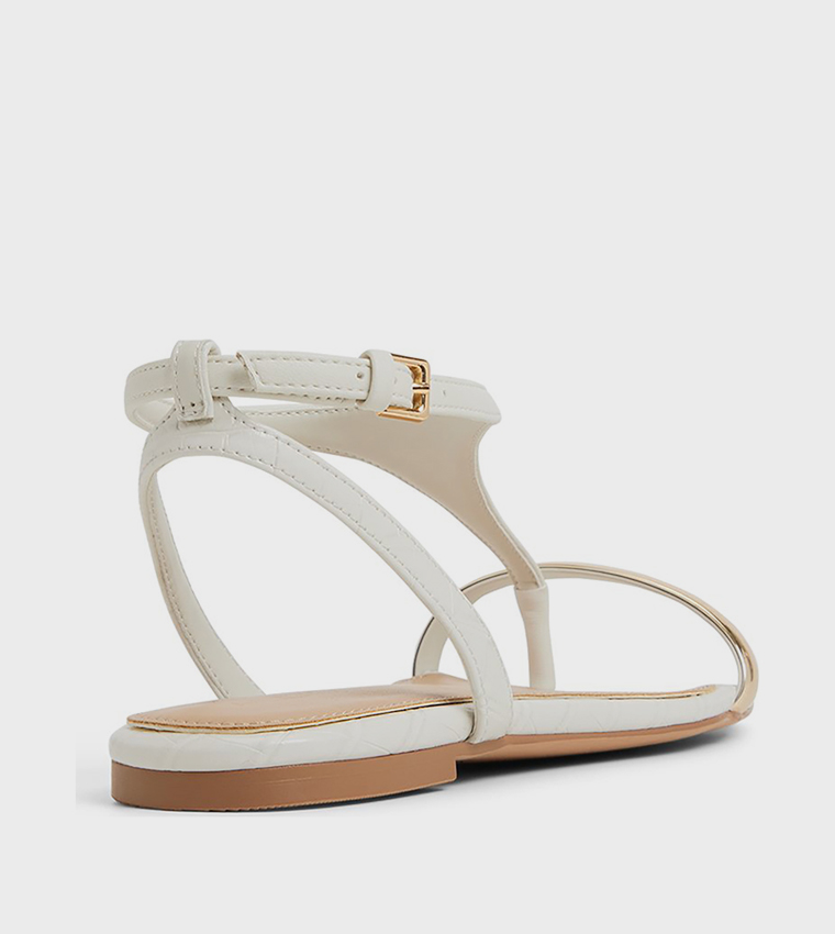 CATLYN T-Strap Flat Sandals